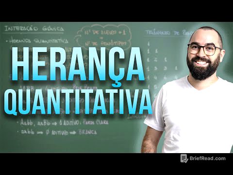Herança Quantitativa - Aula 13 - Módulo II: Genética | Prof. Gui