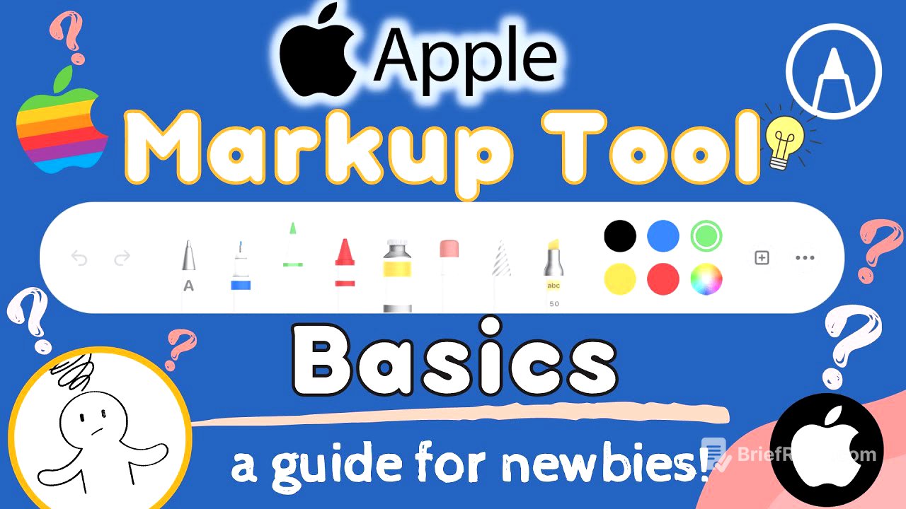Apple Markup Tool 2024 Tutorial -  Basics guide to use  Apple pencil. Learn to use the Eraser tool.