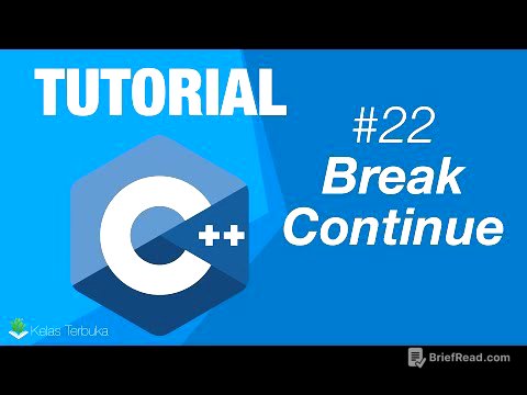 Belajar C++ [Dasar] - 22 - break dan continue
