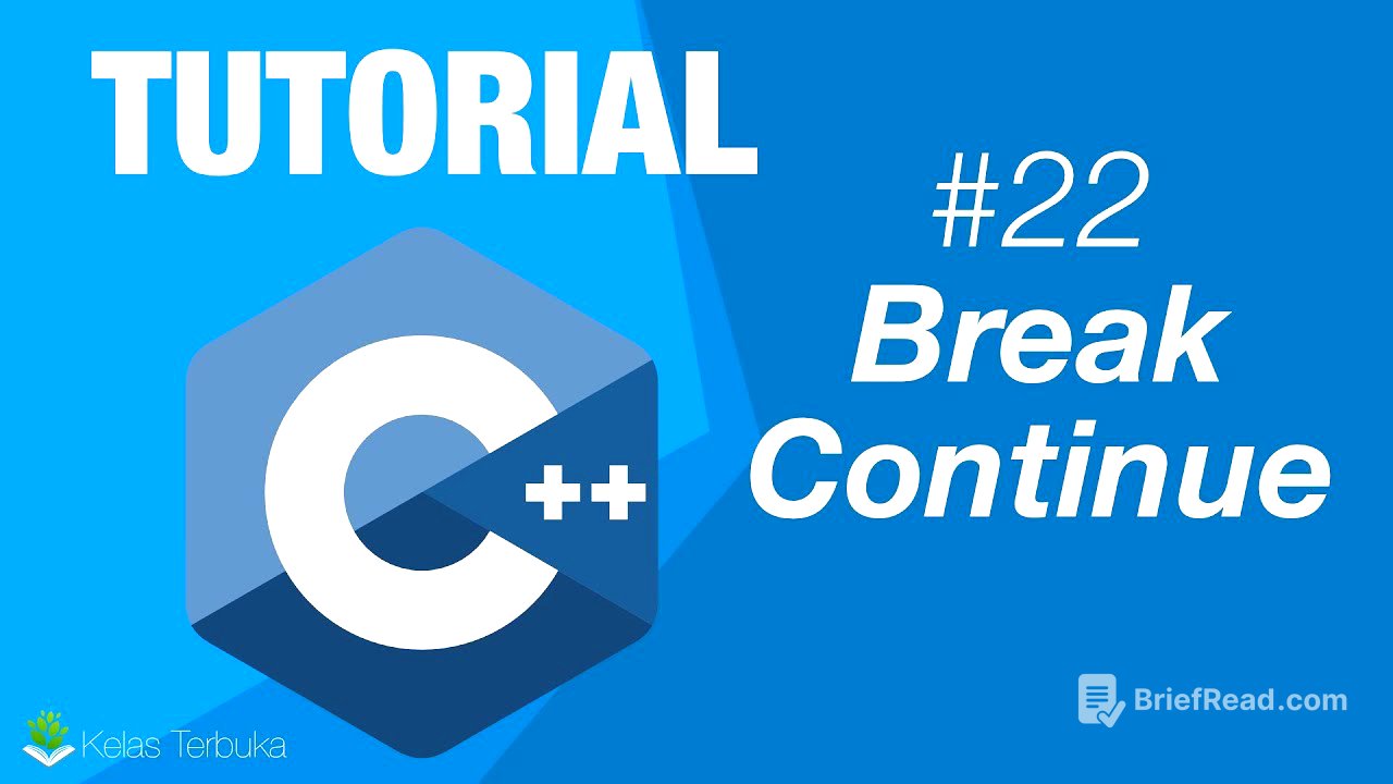 Belajar C++ [Dasar] - 22 - break dan continue