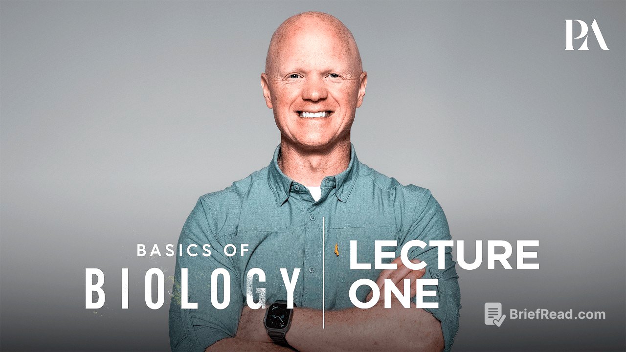 Dr. Benjamin Bikman | Basics of Biology | Lecture 1 (Official)