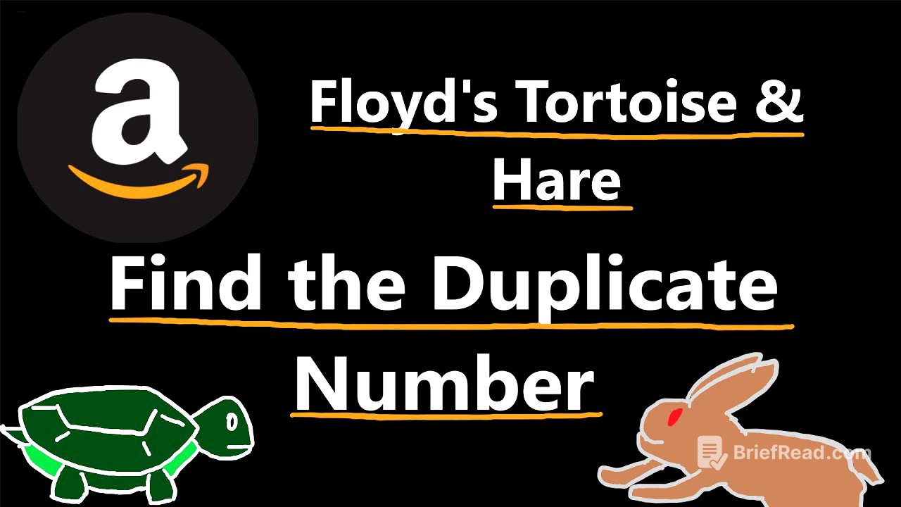 Find the Duplicate Number - Floyd's Cycle Detection - Leetcode 287 - Python
