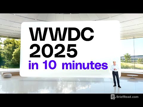 Apple WWDC 2025 highlights in 10 minutes