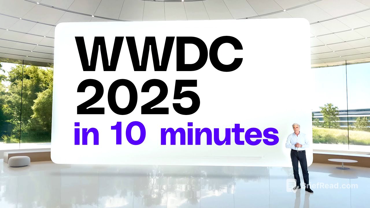 Apple WWDC 2025 highlights in 10 minutes