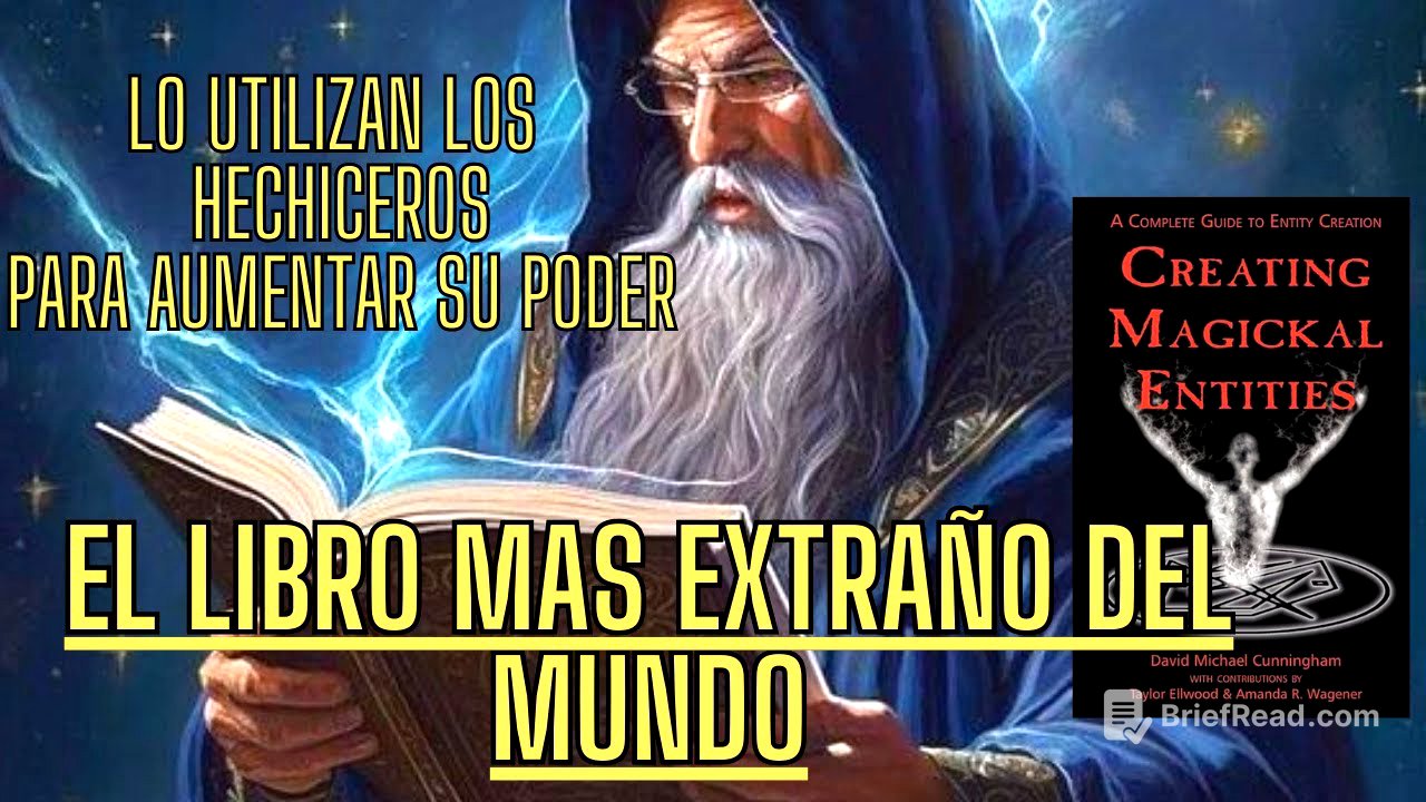 EL EXTRAÑO LIBRO QUE UTILIZAN LOS MAGOS Y EXPLICA COMO CREAR ENTIDADES DEL BAJO ASTRAL