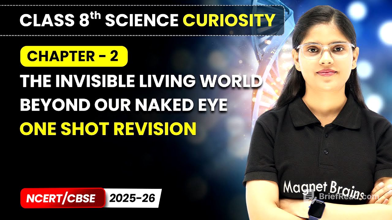 The Invisible Living World Beyond Our Naked Eye - One Shot Revision | Class 8 Science | Ch 2 | CBSE