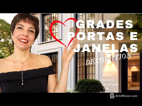 # 343 - GRADES PARA JANELAS E PORTAS: A BELEZA QUE TE PROTEGE | @marabrugiolo