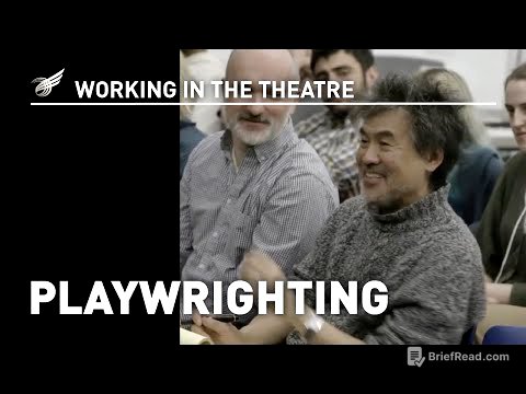 Working in the Theatre: Playwriting