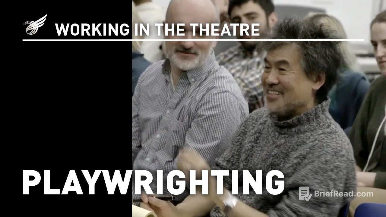 Working in the Theatre: Playwriting