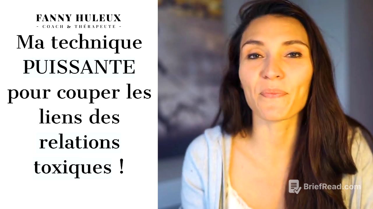 Ma technique PUISSANTE pour couper les liens des relations toxiques !