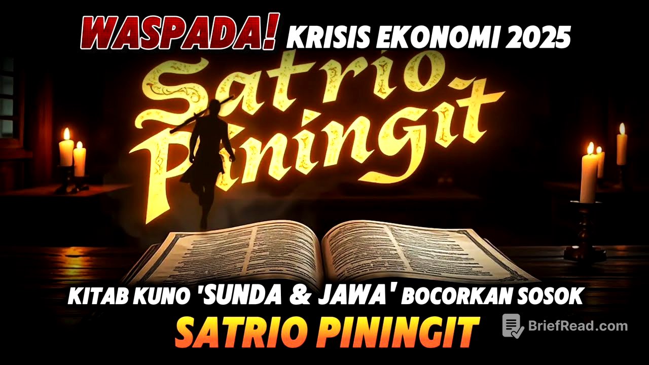 📜 Satrio Piningit Sudah Muncul? Ramalan Kuno Sunda & Jawa Bocorkan Yang Akan Guncang Indonesia!