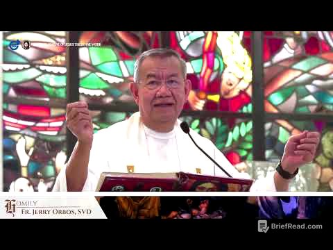 𝗪𝗵𝗮𝘁 𝗗𝗼 𝗬𝗼𝘂 𝗪𝗶𝘀𝗵 𝗙𝗼𝗿 𝗬𝗼𝘂𝗿 𝗙𝗮𝗺𝗶𝗹𝘆? | 28 Dec 2025 HOMILY w/ Fr. Jerry Orbos, SVD | Holy Family Sunday