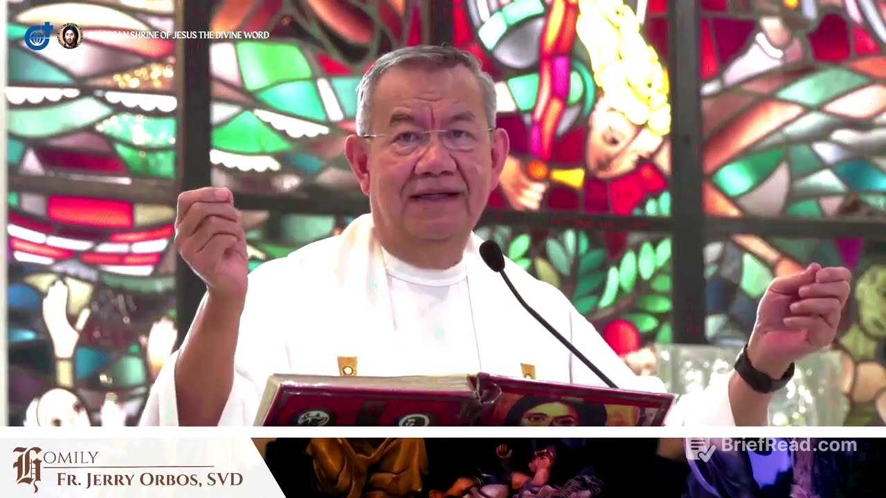𝗪𝗵𝗮𝘁 𝗗𝗼 𝗬𝗼𝘂 𝗪𝗶𝘀𝗵 𝗙𝗼𝗿 𝗬𝗼𝘂𝗿 𝗙𝗮𝗺𝗶𝗹𝘆? | 28 Dec 2025 HOMILY w/ Fr. Jerry Orbos, SVD | Holy Family Sunday