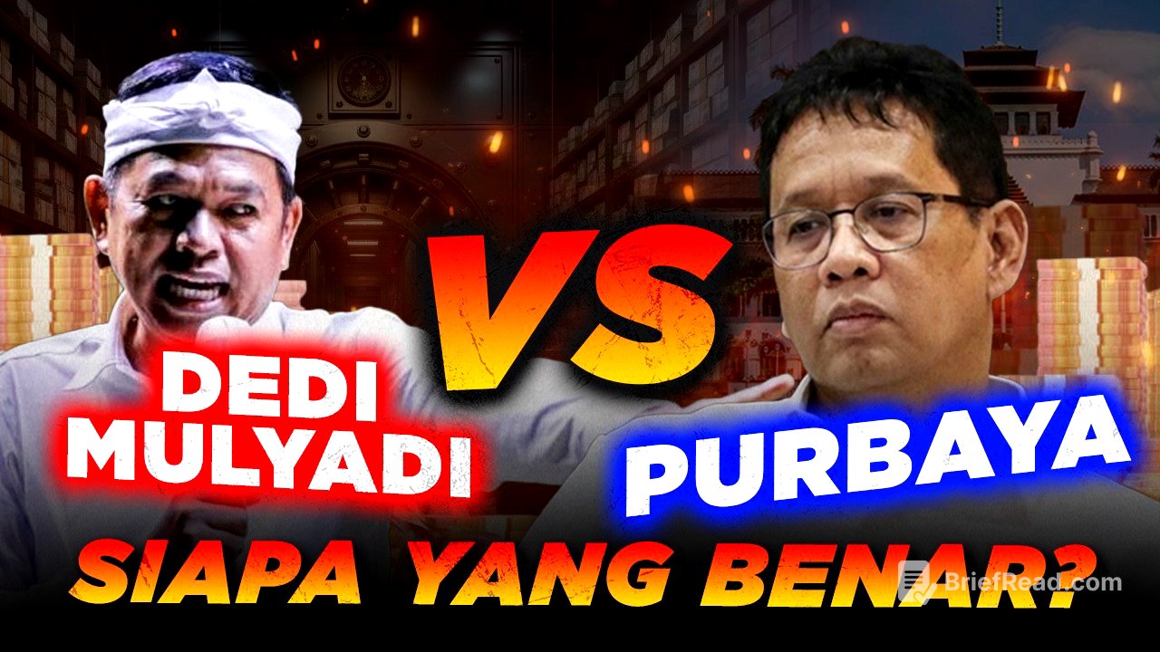 PURBAYA vs KDM! DUIT 4,1 TRILIUN NGENDAP di BANK! Siapa yang Salah?