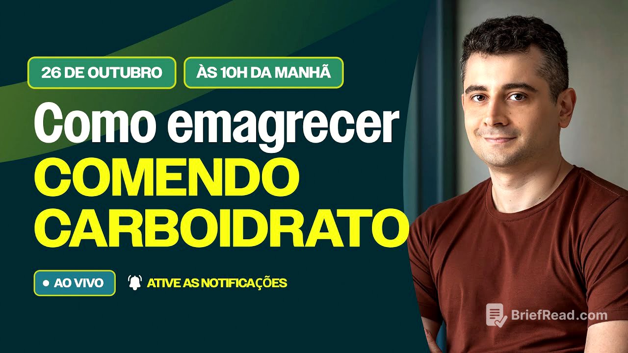 Como emagrecer comendo carboidrato. | 26.10, às 10h.
