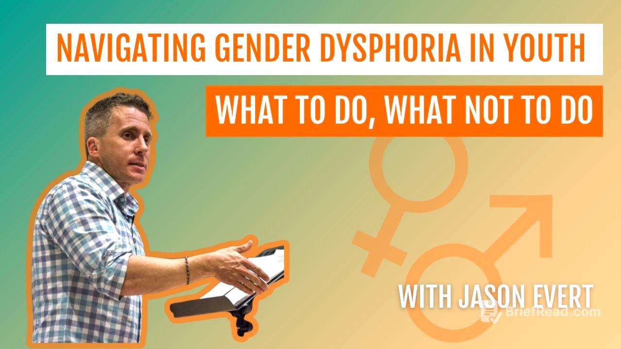 Navigating Gender Dysphoria in Youth - What to Do, What Not to Do