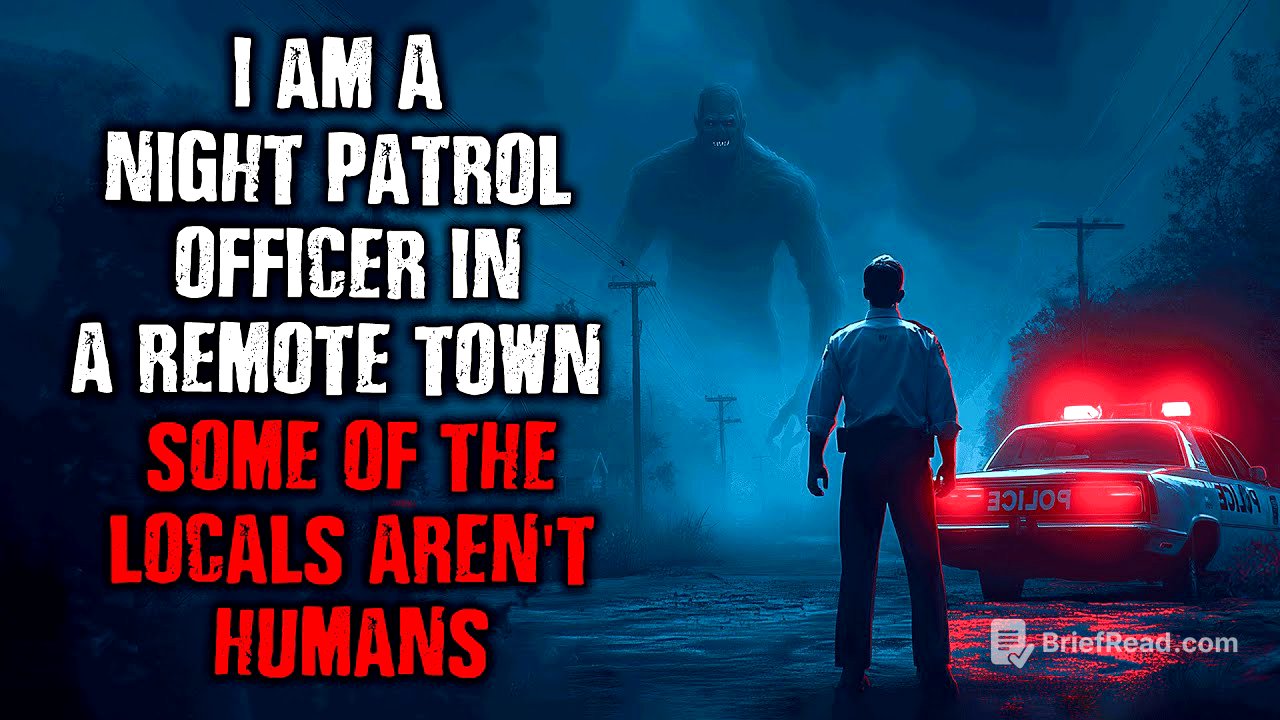 "I'm a Night Patrol Officer in a Remote Town... Some Of The LOCALS AREN'T HUMANS" Creepypasta