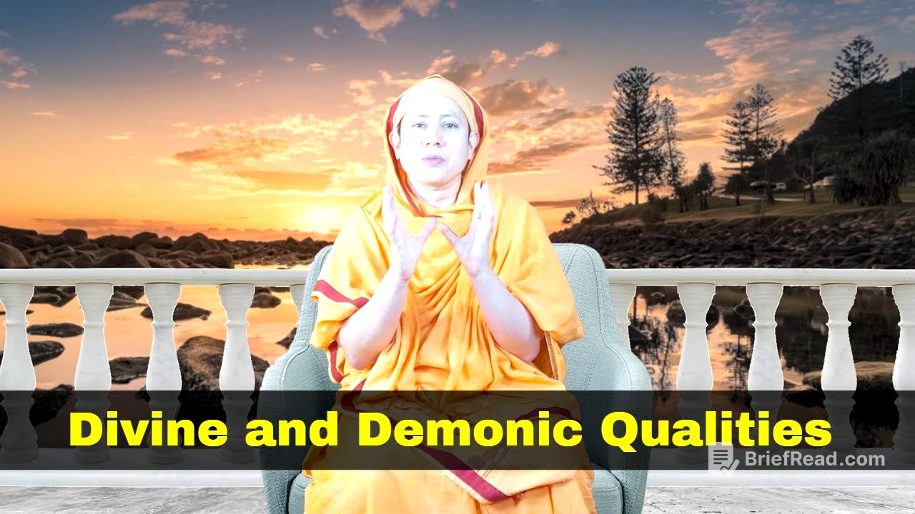 Bhagavad Gita: Divine and Demonic Qualities - Pravrajika Divyanandaprana