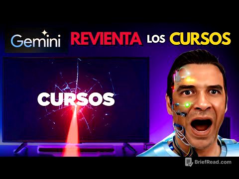 ¿EL FIN DE LOS CURSOS? GOOGLE GEMINI 2.5 LO CAMBIA TODO en la FORMACIÓN