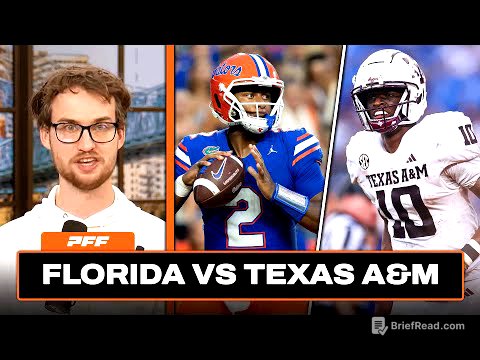 Florida vs. Texas A&M Preview & Prediction | PFF College Football Show