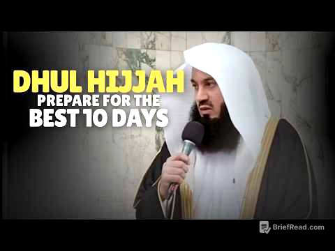 NEW | Dhul Hijjah - Prepare For The Best 10 Days | Mufti Menk