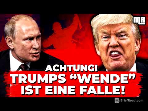 Trumps WAHRES MOTIV hinter dem WAFFEN-DEAL für die UKRAINE! @MarkReicher