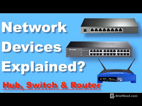 Hub, Switch & Router Explained - What's the difference?  Network devices explained