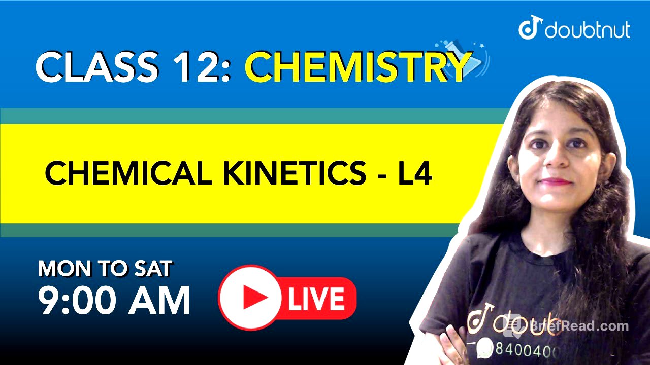 Chemical Kinetics | Class 12 NCERT Chemistry | 9 AM Class by Yakshu Bhutani | L4 English Medium