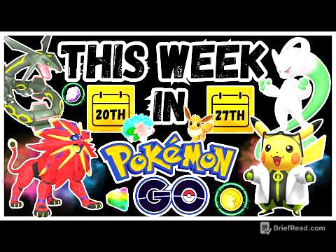 24 Minutes of ALL YOU NEED to Know | 20th July, 2026 - 27th July, 2026 | Pokémon GO