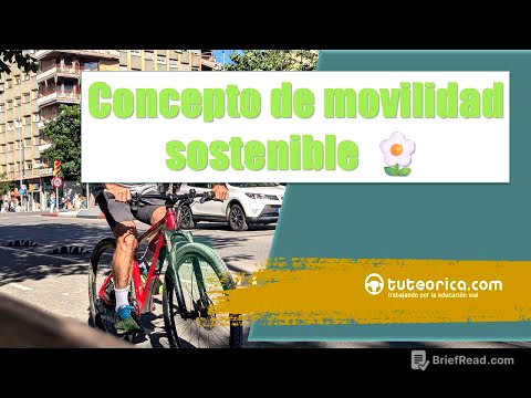 Concepto de movilidad sostenible. 🚲💨 ¡La movilidad sostenible NO es lo que crees!