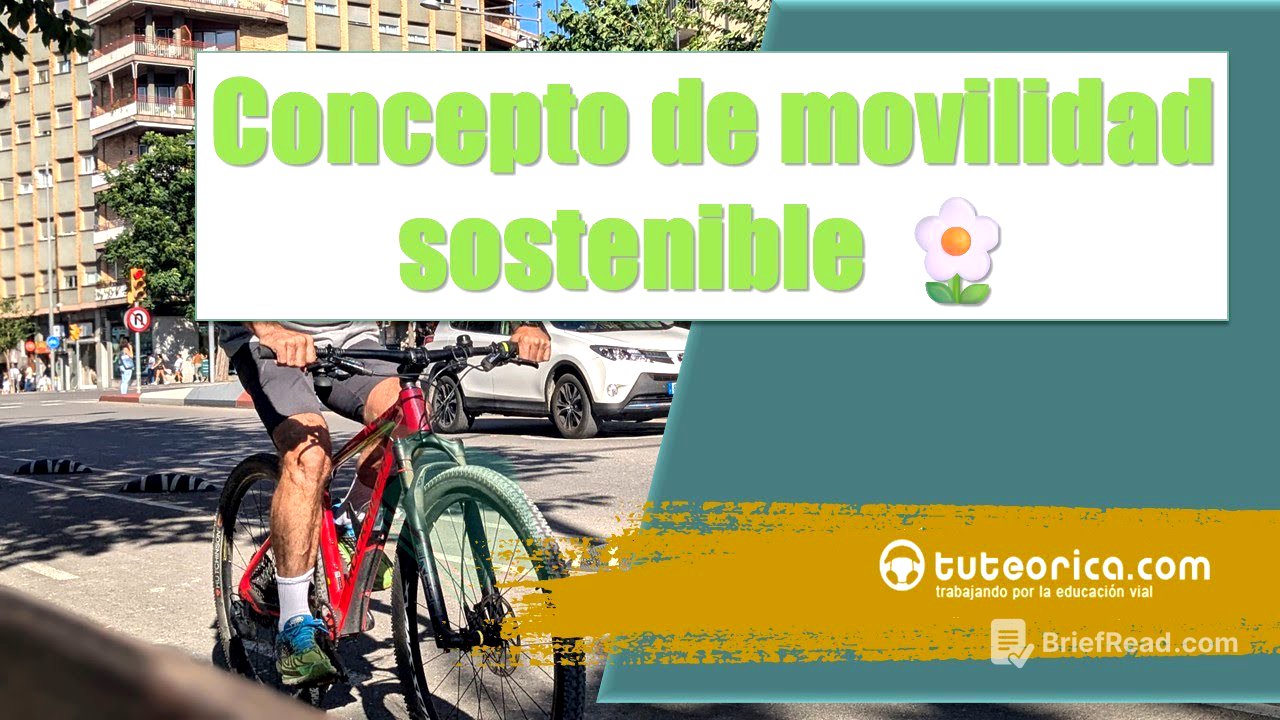 Concepto de movilidad sostenible. 🚲💨 ¡La movilidad sostenible NO es lo que crees!