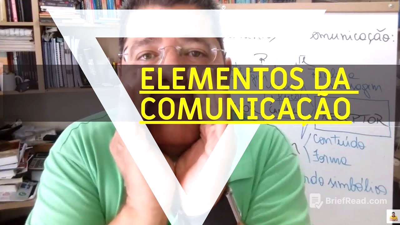Elementos da Comunicação - Teoria da Comunicação - Aula 1