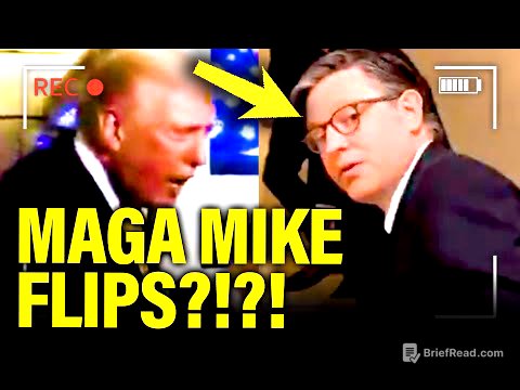 Trump in TERROR as MAGA Mike FLIPS on Epstein FILES