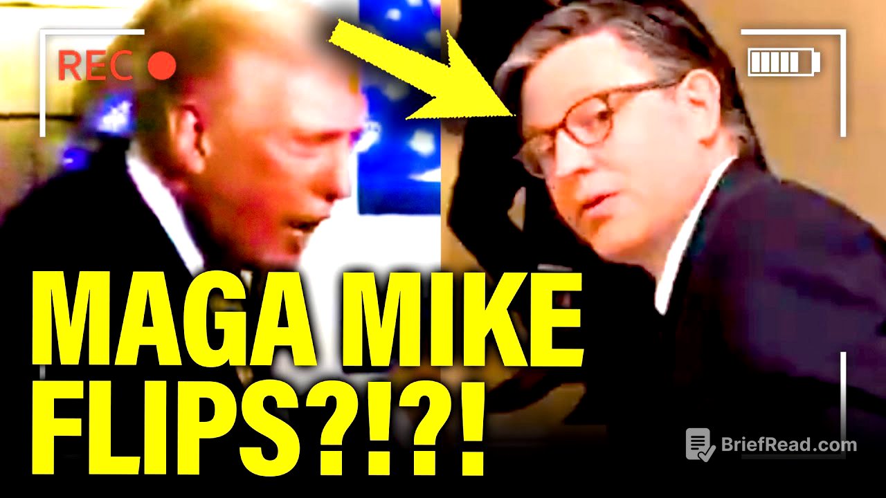 Trump in TERROR as MAGA Mike FLIPS on Epstein FILES