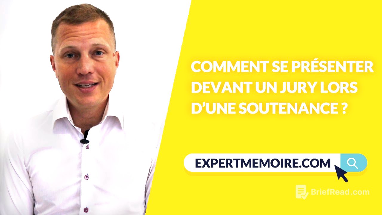 Comment se présenter devant un jury lors d’une soutenance?