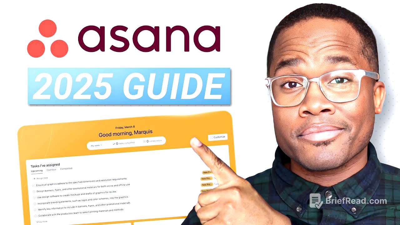 How to use Asana in 2025 | Asana Tutorial for Beginners! 🔥