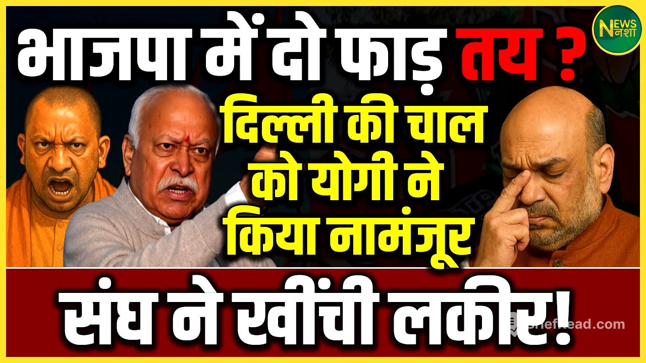BJP में बढ़ी दूरी? Yogi, Gadkari, Vasundhara एक तरफ, Modi-Shah अकेले! | NewsNasha