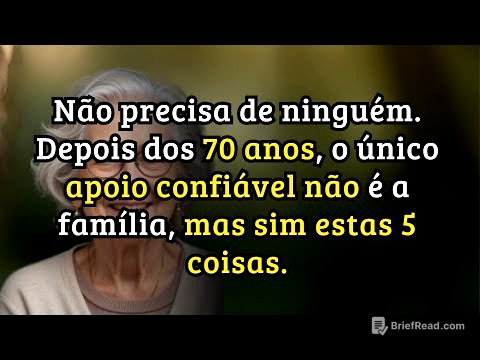 Após os 70, não é a família, mas sim estas 5 coisas que são seu apoio mais confiável!