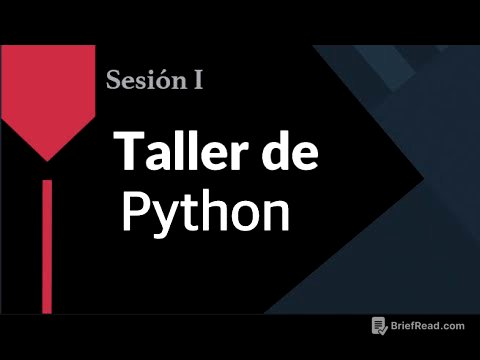 Taller de Python. Sesión I