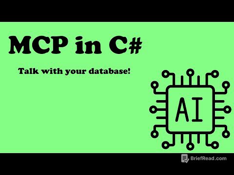 MCP (Model Context Protocol) in C# - Talk with your database!
