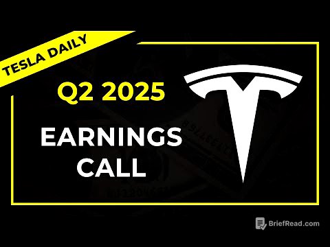 Live: Tesla Q2 Earnings Call 2025 (TSLA)