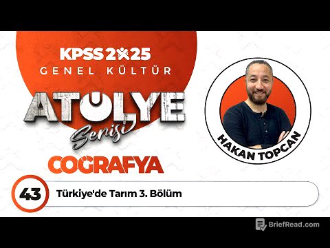 43 - Türkiye'de Tarım 3. Bölüm - Hakan TOPCAN