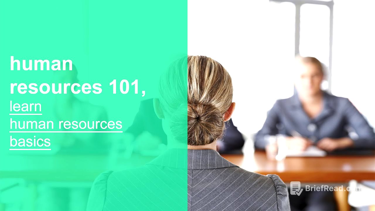 human resources 101, learn human resources basics, fundamentals, and best practices