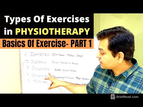 Types of Physiotherapy Exercises, Isometric, Isokinetic, Isotonic Exercise, Eccentric & Concentric