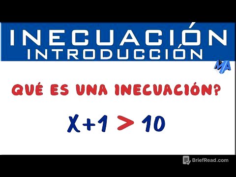 Inecuaciones introducción | conceptos básicos