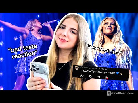 REACTING To Bad Taste by FREYA SKYE!!!