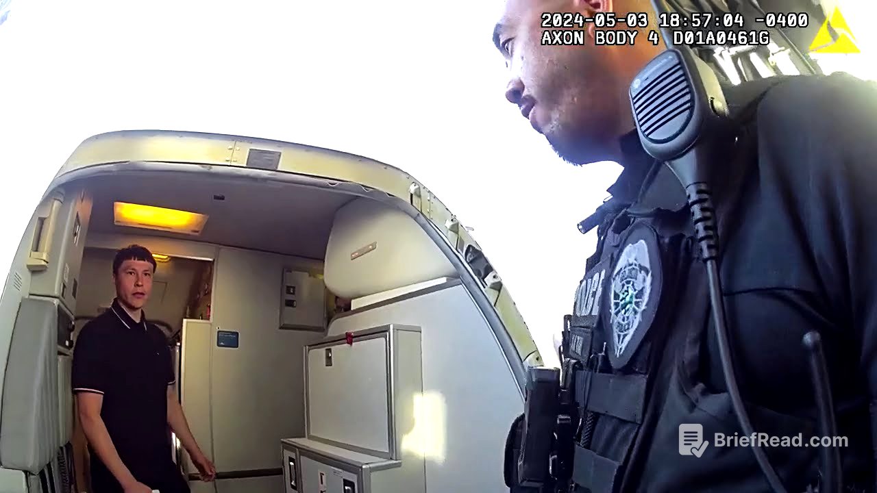 Out-Of-Control Passenger Fights Cops After Getting Kicked Off Plane