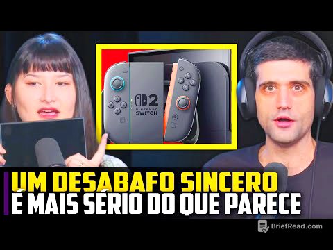 Um DESABAFO sincero: É MAIS SÉRIO do que parece
