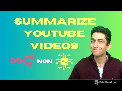 N8n youtube summarize videos workflow (+ template)