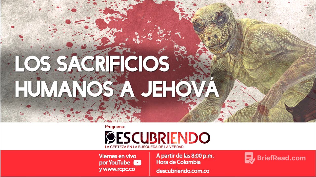Los SACRIFICIOS humanos a JEHOVÁ
